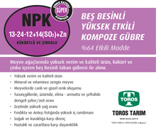 NPK 13-24-12 Bahçe Bitkileri